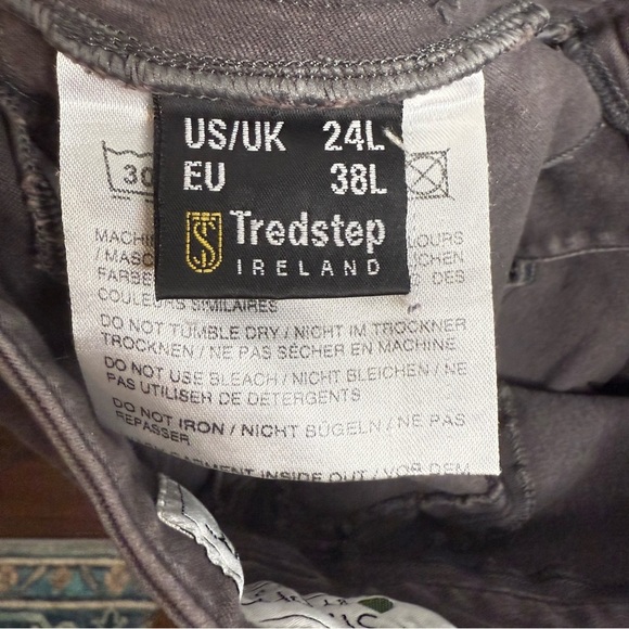 Symphony by Tredstep Womens equestrian riding breeches Gray Fabric GUC see photo - Picture 7 of 10